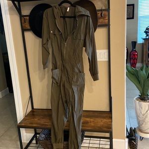Free people parachute jumpsuit
